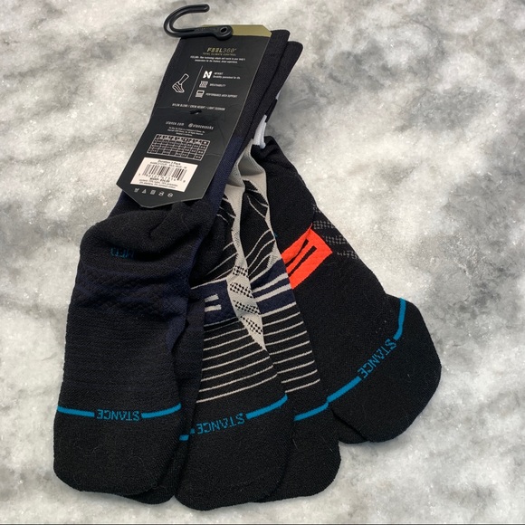 STANCE performance crew socks (3pk) size med nylon blend arch support - Picture 5 of 11